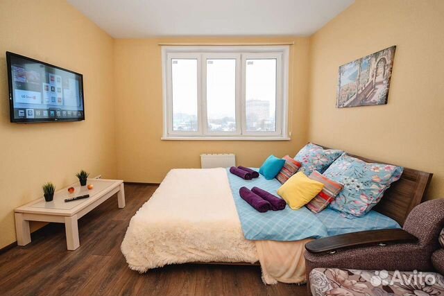

1-к. квартира, 45 м², 3 кровати