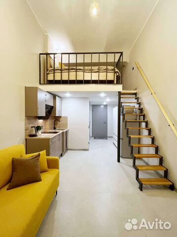 

Квартира-студия, 30 м², 2 кровати