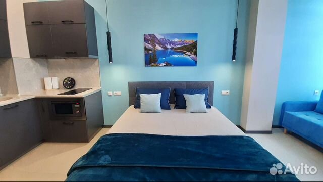 

Квартира-студия, 32 м², 2 кровати