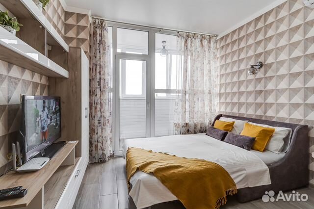 

Квартира-студия, 32 м², 1 кровать