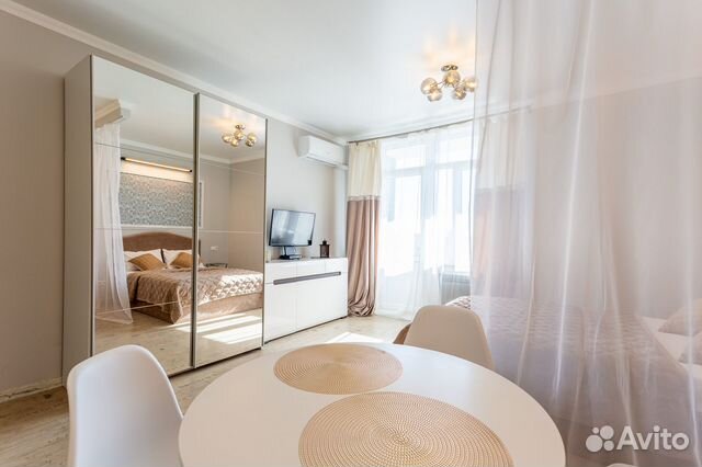 

Квартира-студия, 34 м², 1 кровать