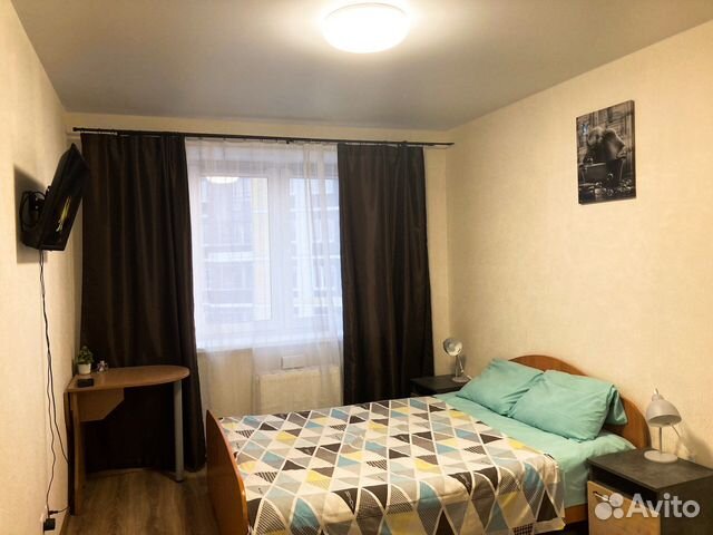 

1-к. квартира, 40 м², 2 кровати