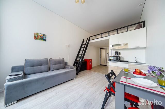 

Квартира-студия, 23 м², 2 кровати