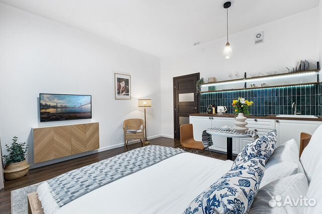 

Квартира-студия, 27 м², 1 кровать