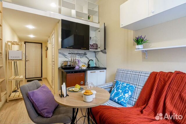 

Квартира-студия, 15 м², 2 кровати