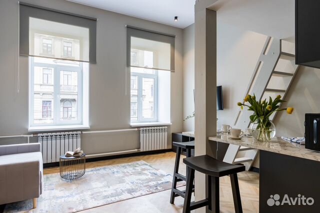 

Квартира-студия, 25 м², 2 кровати