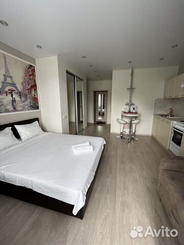 

Квартира-студия, 27 м², 2 кровати