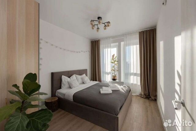 

1-к. квартира, 36 м², 2 кровати
