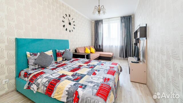 

1-к. квартира, 42 м², 2 кровати