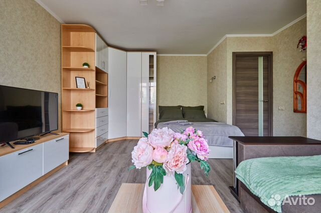 

1-к. квартира, 34 м², 2 кровати