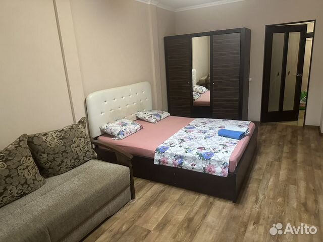 

1-к. квартира, 46 м², 2 кровати