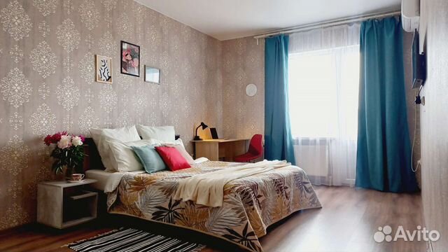 

1-к. квартира, 39 м², 3 кровати