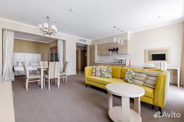 

Квартира-студия, 59 м², 2 кровати