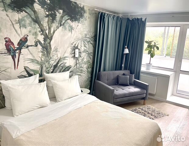 

1-к. квартира, 45 м², 3 кровати