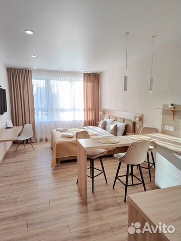 

Квартира-студия, 30 м², 2 кровати