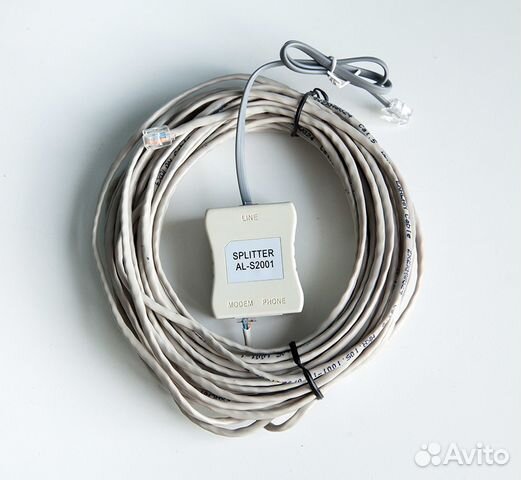 Adsl сплиттер AL-S2001 для модемного интернета Adsl сплиттер AL-S2001 для модемного интернета