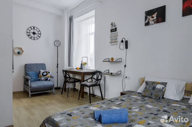 

Квартира-студия, 18 м², 2 кровати