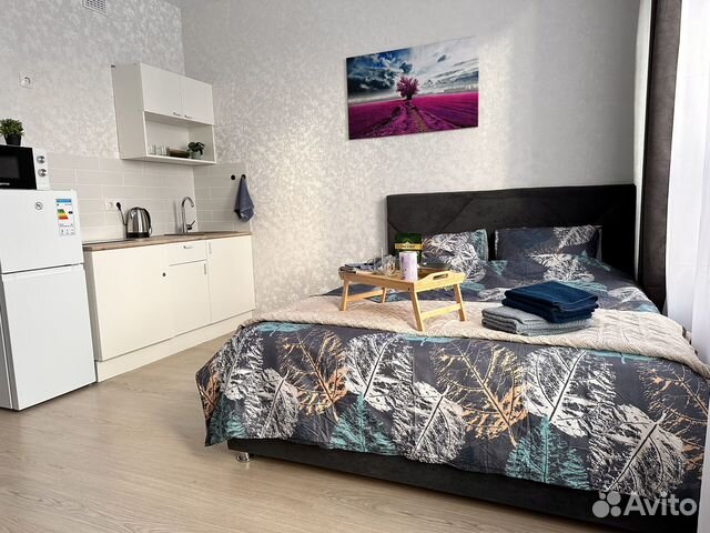 

Квартира-студия, 27 м², 2 кровати