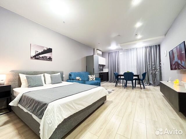 

Квартира-студия, 33 м², 2 кровати