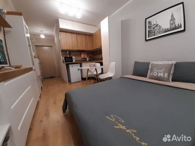 

Квартира-студия, 22 м², 2 кровати