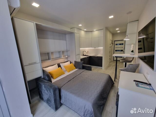 

Квартира-студия, 25 м², 2 кровати