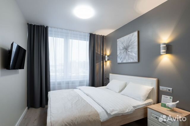 

1-к. квартира в апарт-отеле, 33 м², 2 кровати