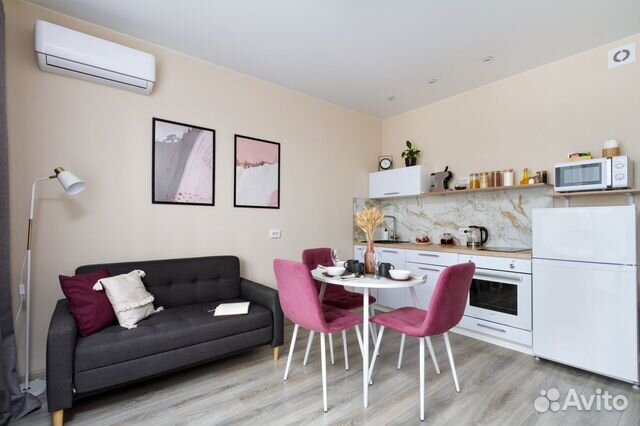 

1-к. квартира, 37 м², 2 кровати