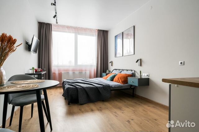 

Квартира-студия, 24 м², 1 кровать
