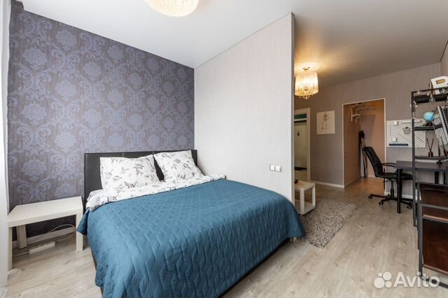 

1-к. квартира, 45 м², 2 кровати