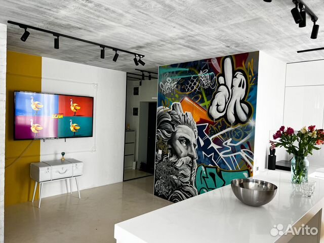 

1-к. квартира, 42 м², 2 кровати
