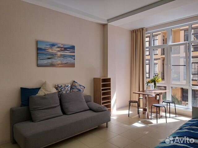 

Квартира-студия, 32 м², 2 кровати