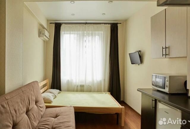 

Квартира-студия, 23 м², 2 кровати
