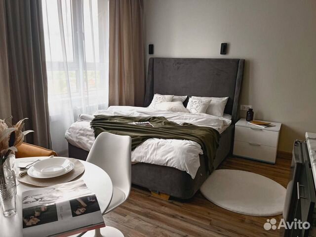 

Квартира-студия, 27 м², 2 кровати