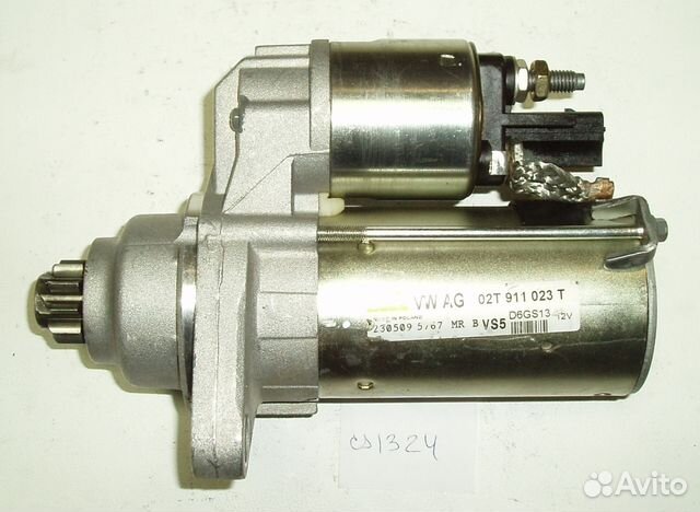 Стартер audi A3 skoda Octavia D6GS13 02T911023T