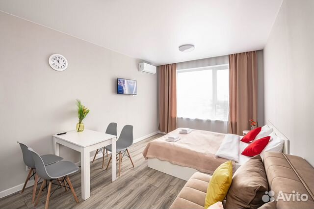 

Квартира-студия, 25 м², 2 кровати