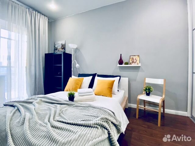 

1-к. квартира, 57 м², 2 кровати