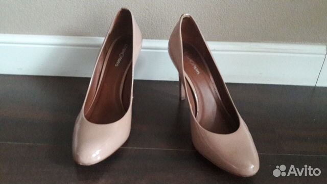 Бежевые лодочки