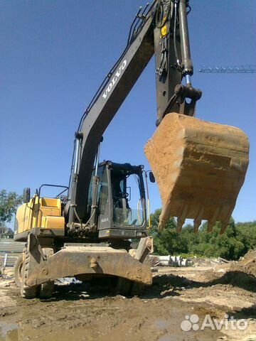 Аренда колесного экскаватора volvo EW160C Аренда колесного экскаватора volvo EW160C