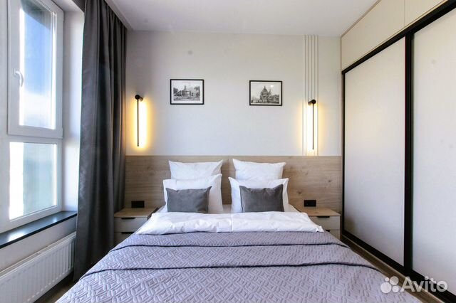 

1-к. квартира, 40 м², 2 кровати