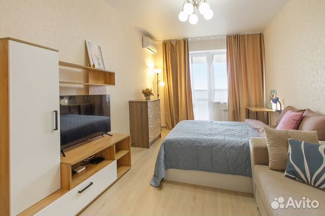 

1-к. квартира, 43 м², 2 кровати