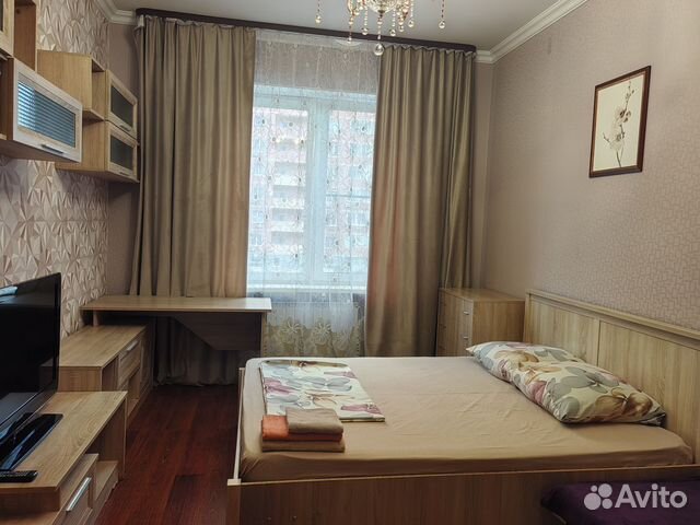 

1-к. квартира, 42 м², 2 кровати