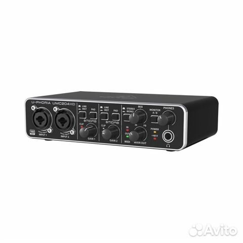 Цифровой аудиоинтерфейс behringer UMC204HD