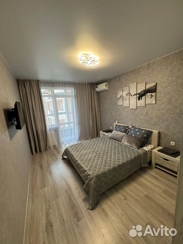 

1-к. квартира, 42 м², 2 кровати