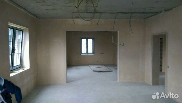 Штукатурка стен потолков машинная механизированная