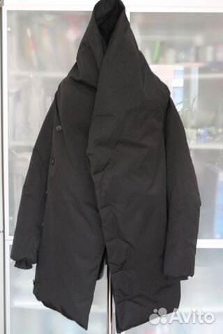 Пуховое пальто пуховик Rick Owens Пуховое пальто пуховик Rick Owens