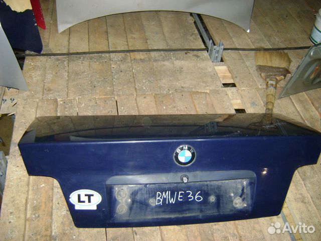 Крышка багажника бмв Е36 BMW E36 синий седан