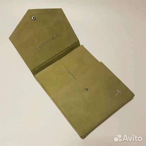 Van cleef Arpels футляр из замши под колье