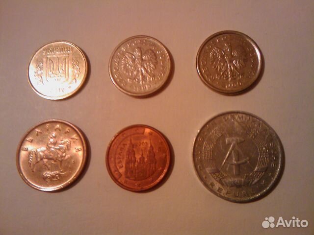 Монеты Иностранные, разные