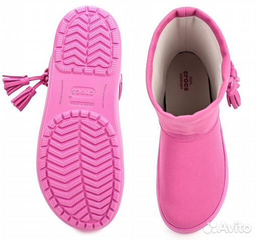 Сапоги угги Lodge Point Crocs 2 цвета 23 - 34 р