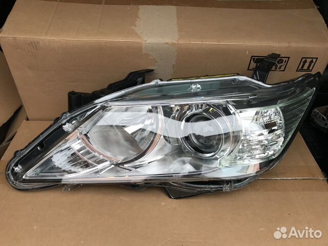 Тойота камри v 50 комплект новых передних фар Тойота камри v 50 комплект новых передних фар